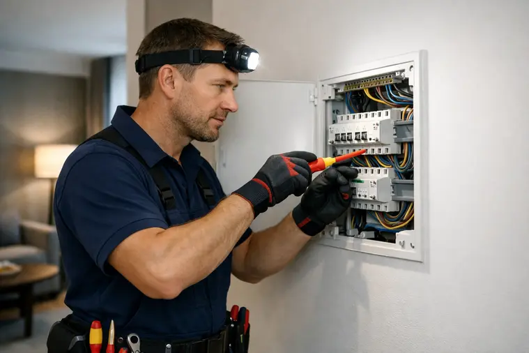 Régi biztosítéktábla cseréje új kismegszakítókra Budapesten